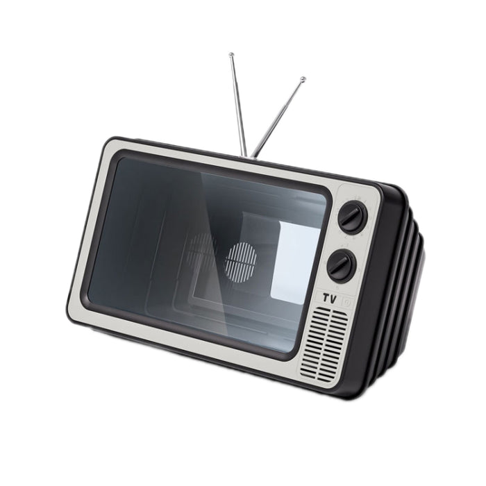 Retro TV Teléfono móvil Pantalla Amplificador de video Soporte para teléfono móvil