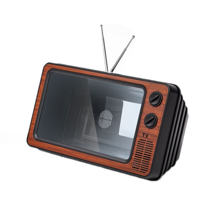Retro TV Teléfono móvil Pantalla Amplificador de video Soporte para teléfono móvil