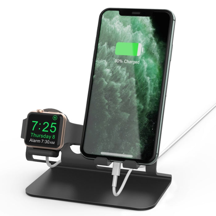 Base de carga de aleación de aluminio AhaStyle ST04, para teléfonos inteligentes de 4-8 pulgadas y serie Apple Watch