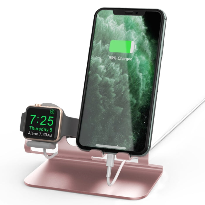 Base de carga de aleación de aluminio AhaStyle ST04, para teléfonos inteligentes de 4-8 pulgadas y serie Apple Watch