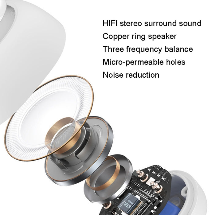 GD28 IPX4 Auricular Bluetooth con clip ligero de una sola oreja a prueba de agua