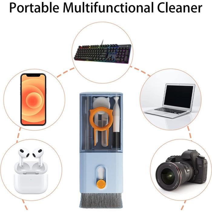 Q6S 10-en-1 Bluetooth Auricular Pluma de limpieza Pantalla de teclado de computadora móvil Kit de limpieza de cámara digital