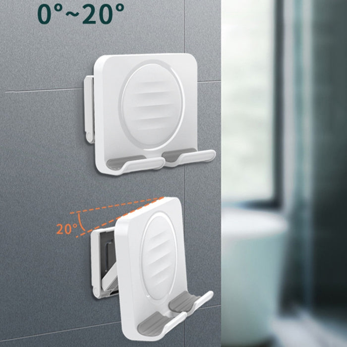 Soporte para teléfono móvil de pared sin perforaciones giratorio multifuncional B86