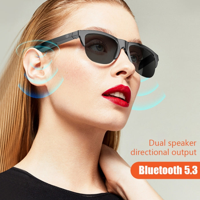 Gafas de sol inteligentes con Bluetooth 5.3, auriculares inalámbricos, gafas de sol antipolarizadas con luz antifuerte
