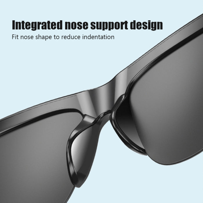 Gafas de sol inteligentes con Bluetooth 5.3, auriculares inalámbricos, gafas de sol antipolarizadas con luz antifuerte