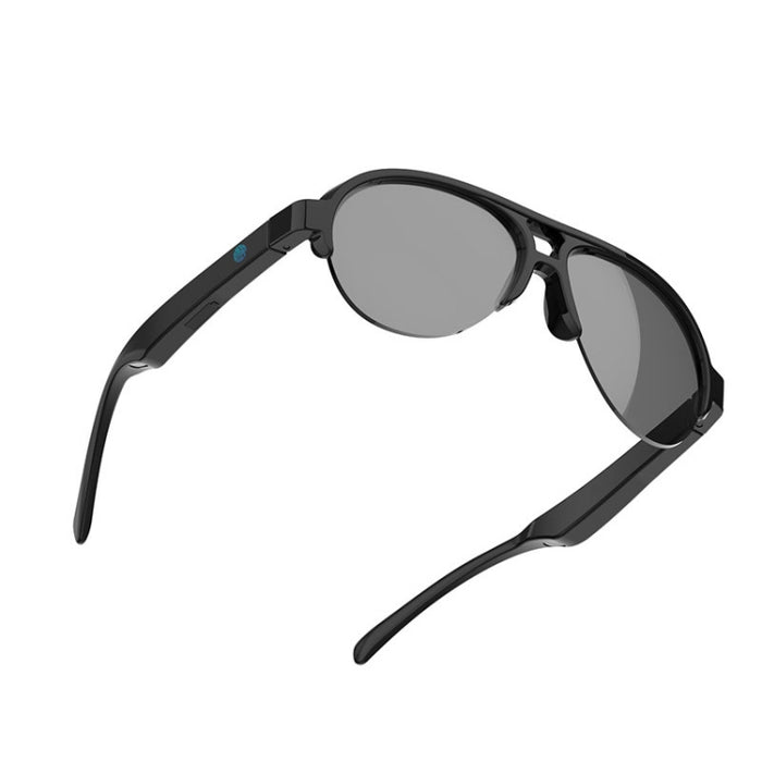 Gafas de sol inteligentes con Bluetooth 5.3, auriculares inalámbricos, gafas de sol antipolarizadas con luz antifuerte