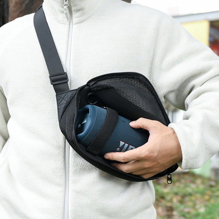 Bolsa de mensajero Universal con altavoz Bluetooth, bolsa de pecho para JBL Flip Series/UE BOOM 3/Beats Pill, etc.