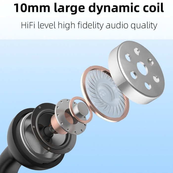 M-S8 Auricular Bluetooth inalámbrico estéreo con clip para una sola oreja