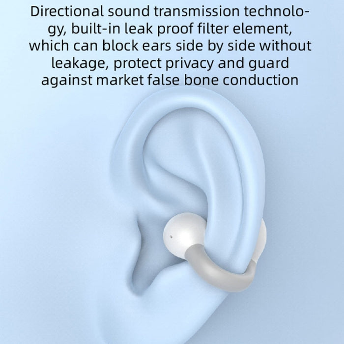 M-S8 Auricular Bluetooth inalámbrico estéreo con clip para una sola oreja