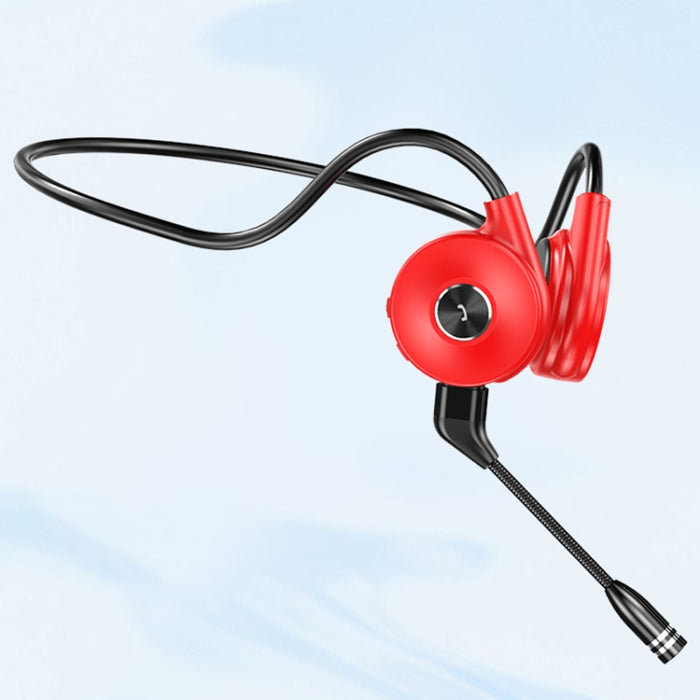 Auriculares Bluetooth de conducción ósea para deportes con sonido estéreo M1 con micrófono