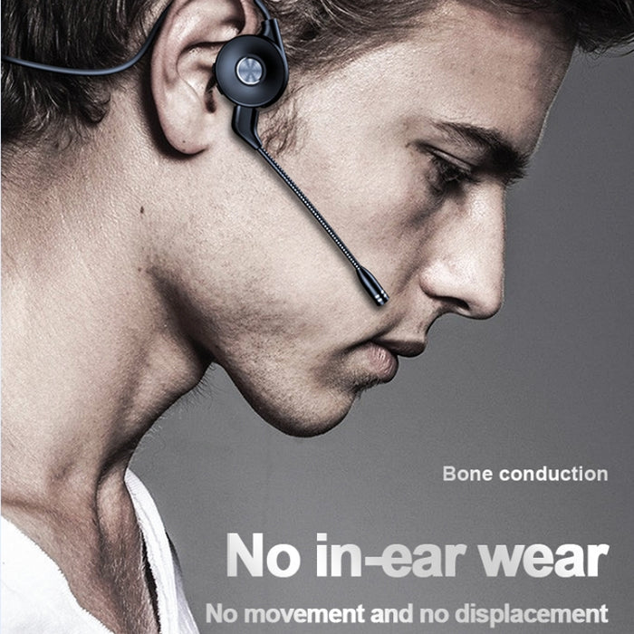 Auriculares Bluetooth de conducción ósea para deportes con sonido estéreo M1 con micrófono