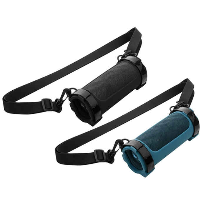 Para JBL Flip 6 Speaker Bag Estuche de viaje de silicona con correa para el hombro