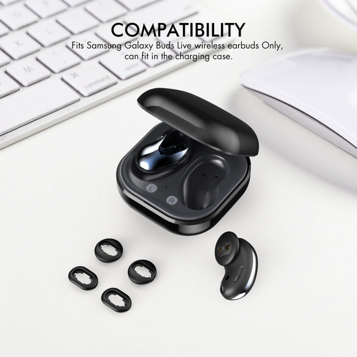 Para Samsung Galaxy Buds Live AhaStyle PT132 S+M+L Auricular de silicona