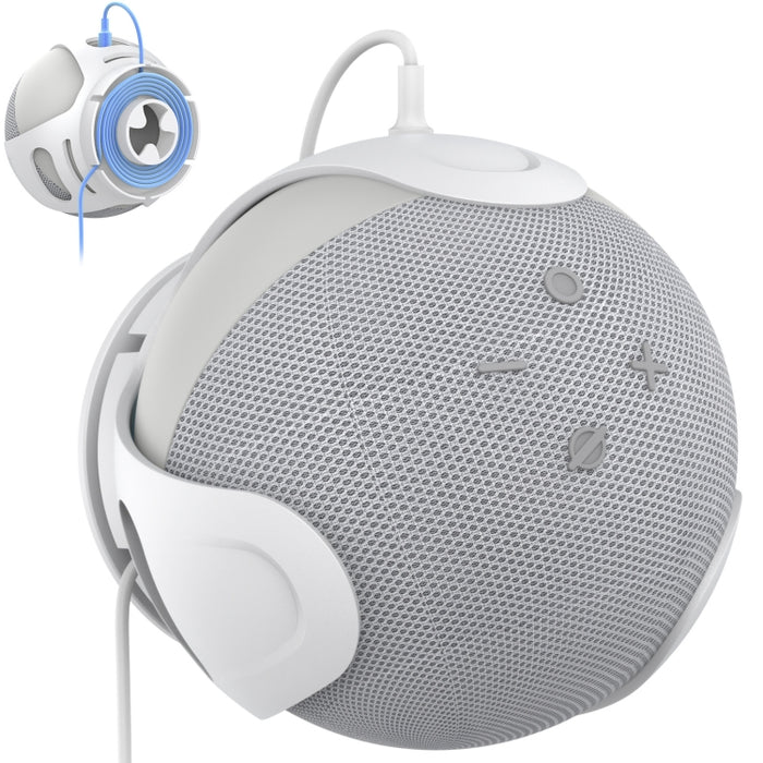 Soporte de almacenamiento de pared para altavoz Amazon Echo Dot 4/5 AhaStyle PT183