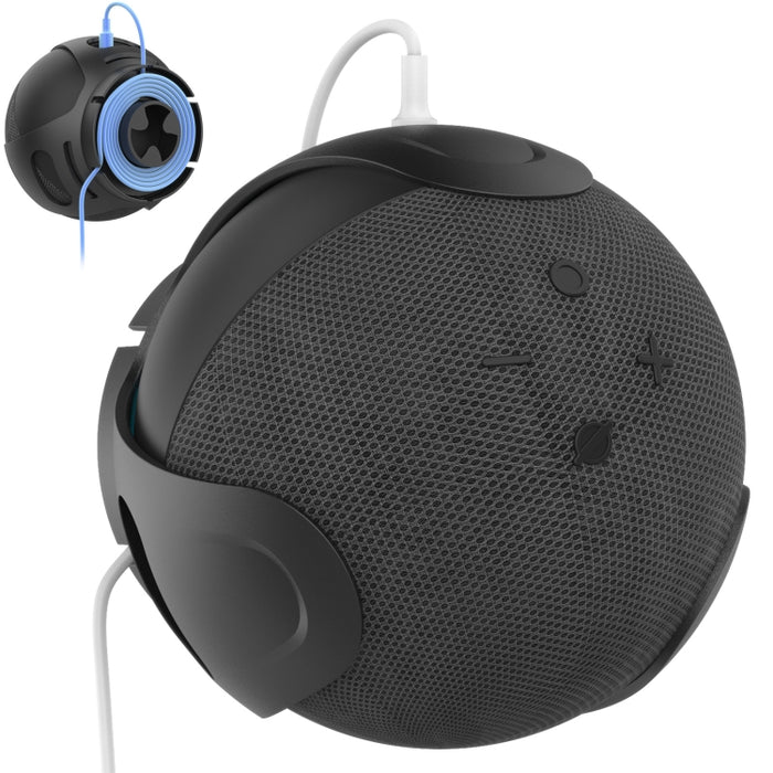 Soporte de almacenamiento de pared para altavoz Amazon Echo Dot 4/5 AhaStyle PT183