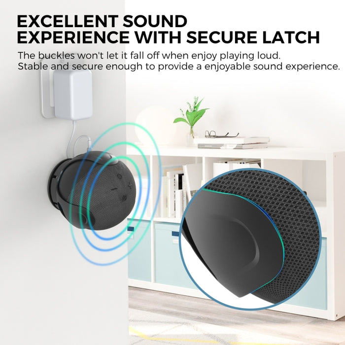 Soporte de almacenamiento de pared para altavoz Amazon Echo Dot 4/5 AhaStyle PT183