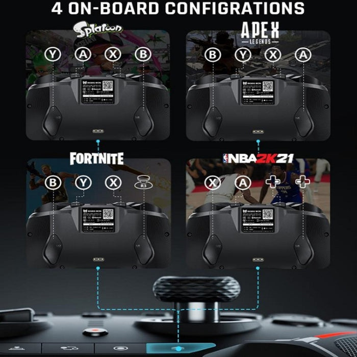 Gamepad mecánico completo Bluetooth con cable Interruptor de soporte de modo dual / PC / Android / IOS