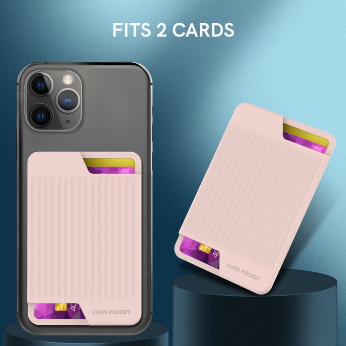 AhaStyle PT169 Funda de silicona para tarjeta trasera de teléfono móvil Tarjeta de autobús Tarjeta bancaria Organizador conveniente