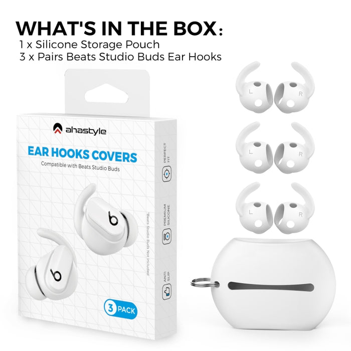 Para auriculares Beats Studio Buds AhaStyle PT172 de silicona, estilo: