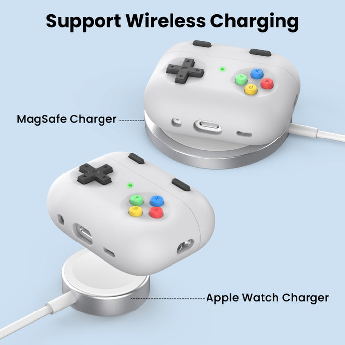 Para AirPods Pro 2 AhaStyle DD04 Funda protectora de silicona dividida para auriculares con dibujos animados