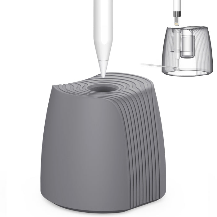 Para Apple Pencil 1 / 2 AhaStyle PT-LC04 Soporte de base de silicona para bolígrafo de escritura a mano