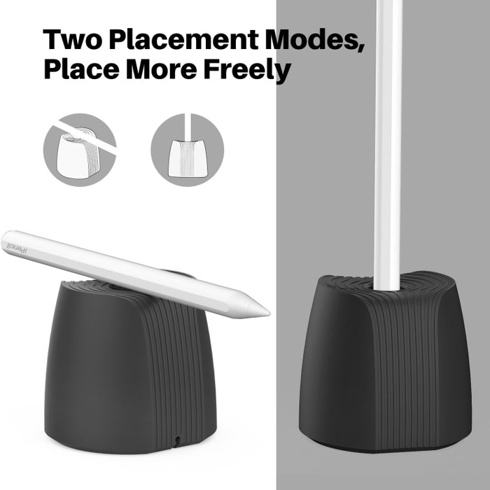 Para Apple Pencil 1 / 2 AhaStyle PT-LC04 Soporte de base de silicona para bolígrafo de escritura a mano