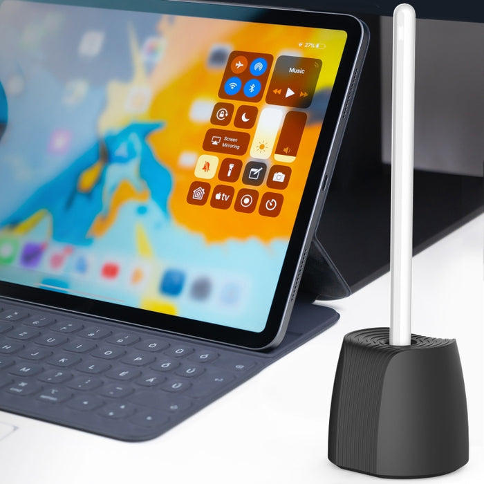 Para Apple Pencil 1 / 2 AhaStyle PT-LC04 Soporte de base de silicona para bolígrafo de escritura a mano