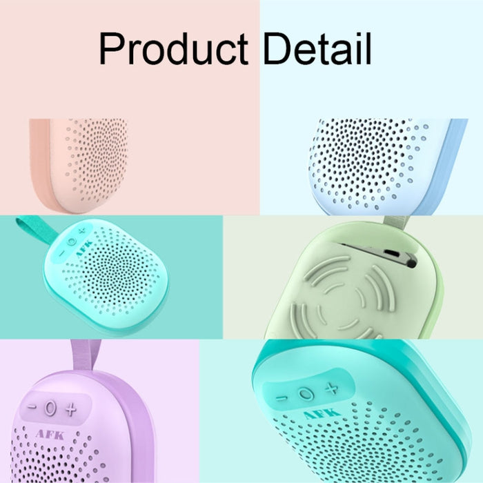 AFK BT-513 TWS Mini Altavoz Bluetooth con luz RGB portátil Efecto de sonido 3D Audio Bluetooth a prueba de agua