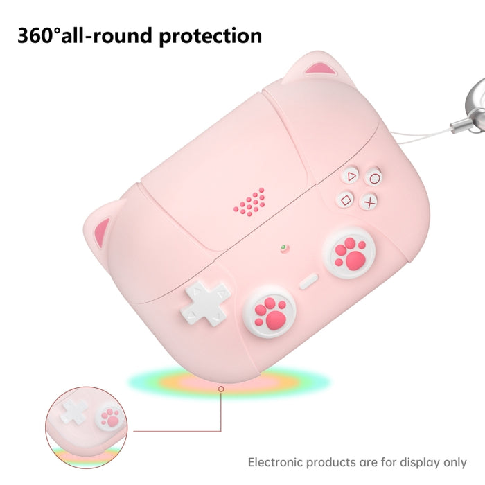 Funda protectora de silicona para auriculares Funda de garra de gato