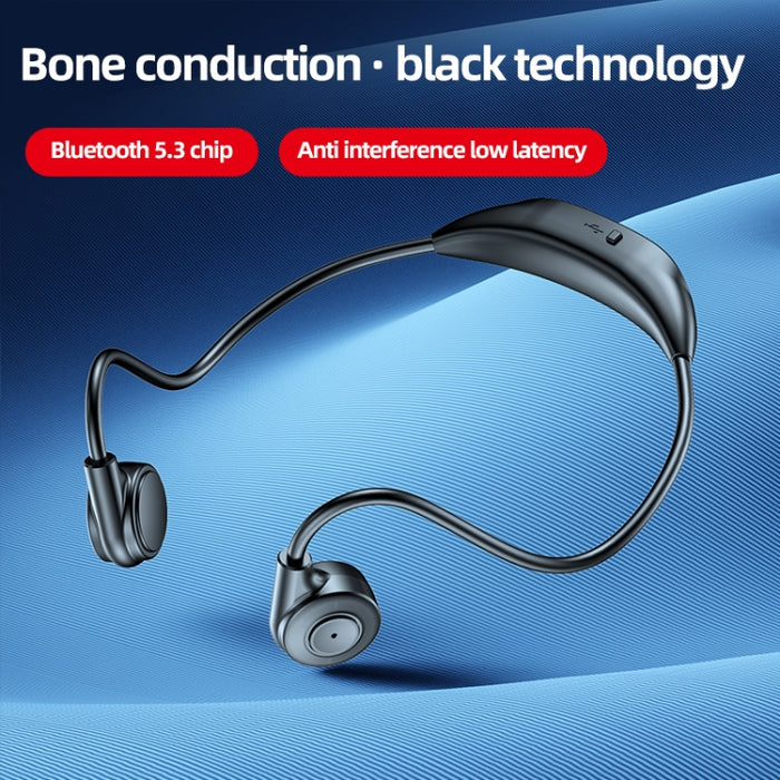 Auriculares de conducción ósea M2 que funcionan con auriculares estéreo a oído Bluetooth
