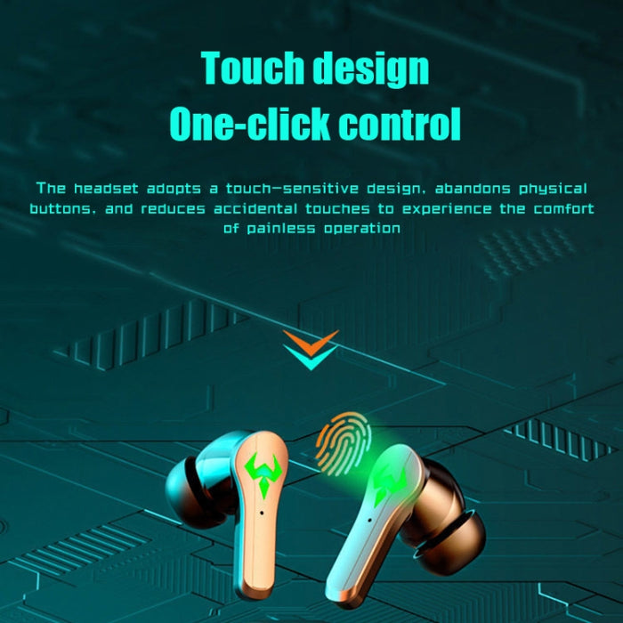 N35 TWS Colorful Light In-Ear Auriculares inalámbricos Bluetooth de baja latencia para juegos