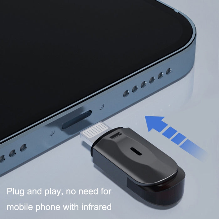 R10 Teléfono Inteligente Transmisor infrarrojo Tipo de aprendizaje Control remoto de larga distancia, Interfaz: