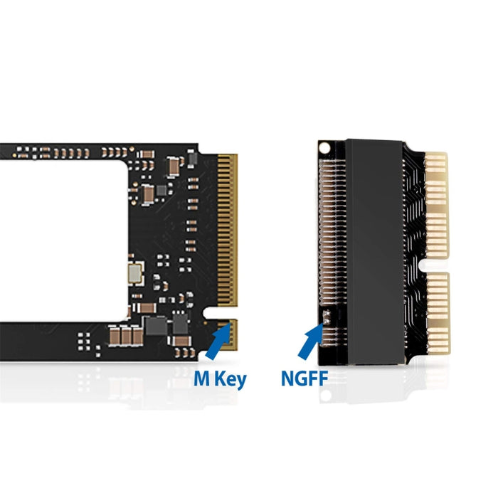 Adaptador M.2 PCIE NVME SSD para MacBook Air Pro Retina Mid 2013-2017, M.2 PCIE NVME SSD Green, M.2 PCIE NVME SSD Black