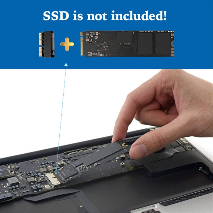 Adaptador M.2 PCIE NVME SSD para MacBook Air Pro Retina Mid 2013-2017, M.2 PCIE NVME SSD Green, M.2 PCIE NVME SSD Black