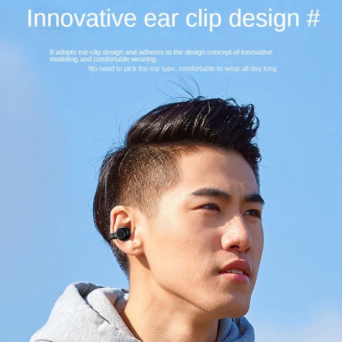 Z28 Auriculares inalámbricos tipo clip para la oreja Auriculares Bluetooth 5.3 de una sola oreja