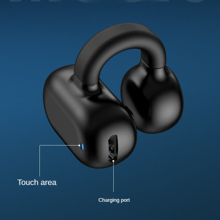 Z28 Auriculares inalámbricos tipo clip para la oreja Auriculares Bluetooth 5.3 de una sola oreja