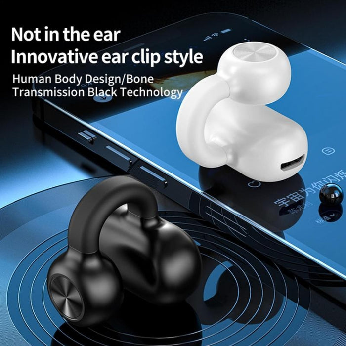 Z28 Auriculares inalámbricos tipo clip para la oreja Auriculares Bluetooth 5.3 de una sola oreja