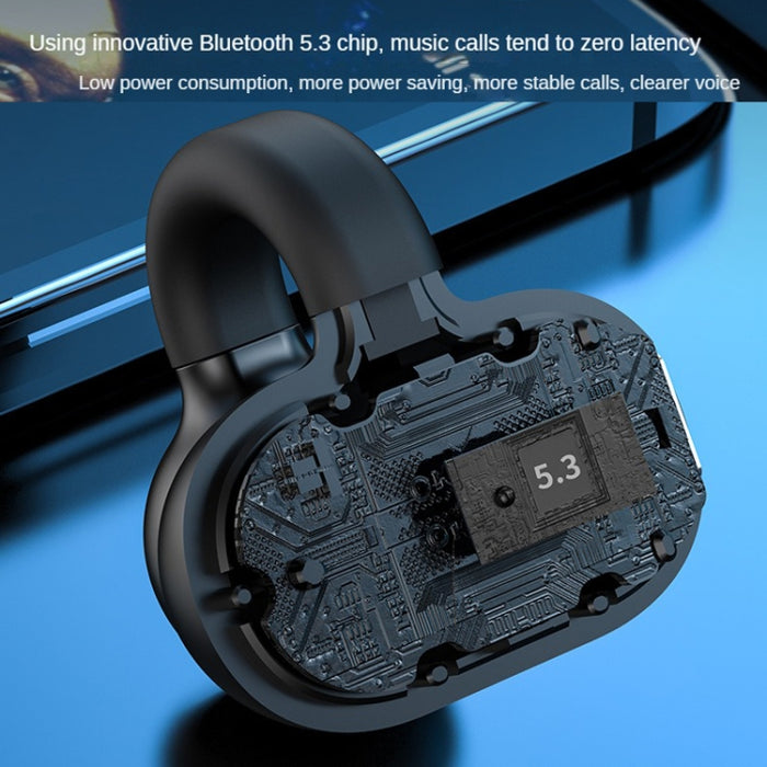 Z28 Auriculares inalámbricos tipo clip para la oreja Auriculares Bluetooth 5.3 de una sola oreja