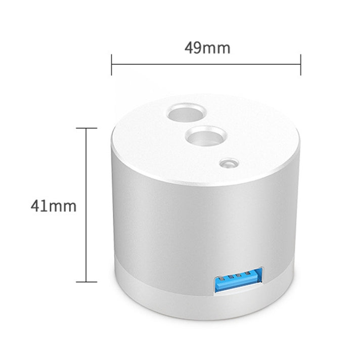 Para Apple Pencil 1 Adaptador de carga USB Base de metal con indicador LED
