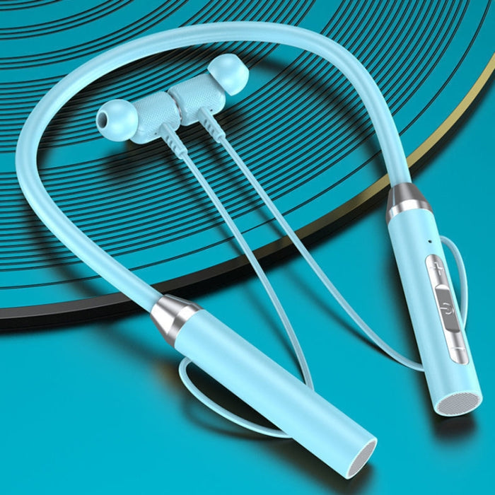 Auriculares Bluetooth binaurales deportivos de larga duración con batería de cuello colgante inalámbrico