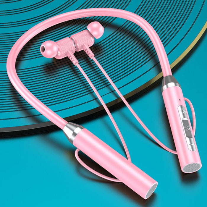 Auriculares Bluetooth binaurales deportivos de larga duración con batería de cuello colgante inalámbrico