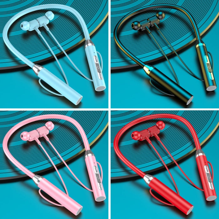 Auriculares Bluetooth binaurales deportivos de larga duración con batería de cuello colgante inalámbrico