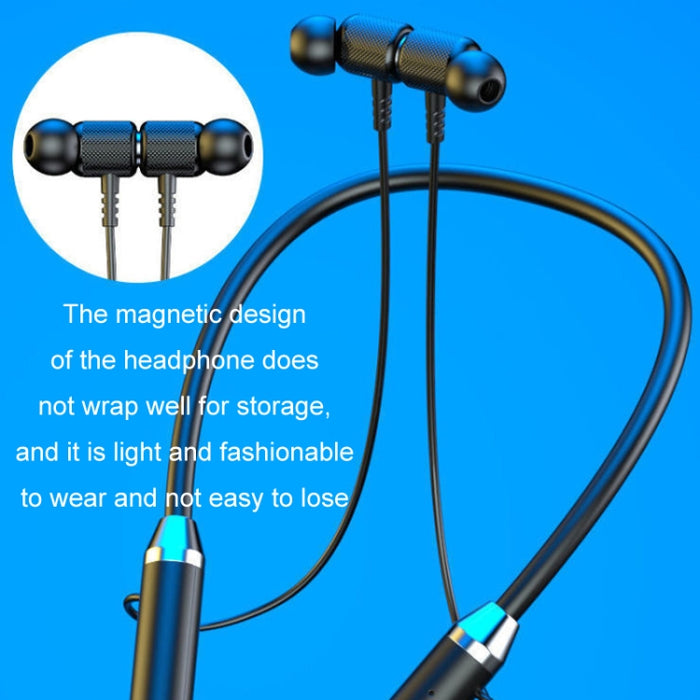 Auriculares Bluetooth binaurales deportivos de larga duración con batería de cuello colgante inalámbrico