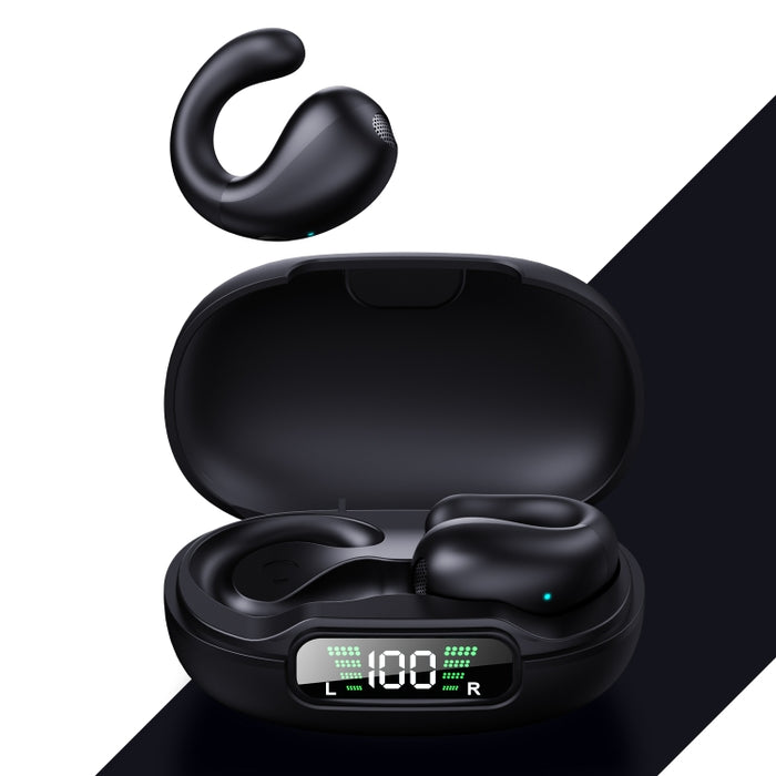 Auricular Bluetooth inalámbrico con clip y compartimento de carga digital