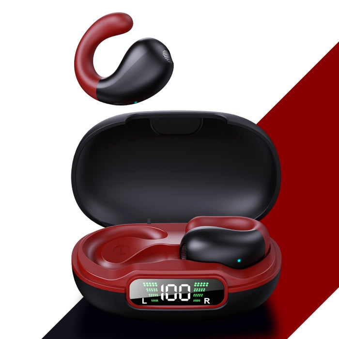 Auricular Bluetooth inalámbrico con clip y compartimento de carga digital