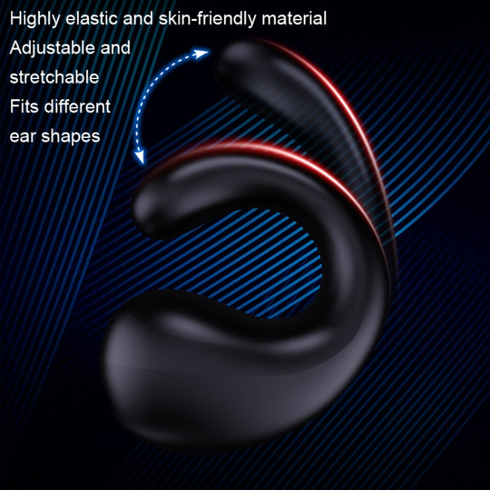 Auricular Bluetooth inalámbrico con clip y compartimento de carga digital
