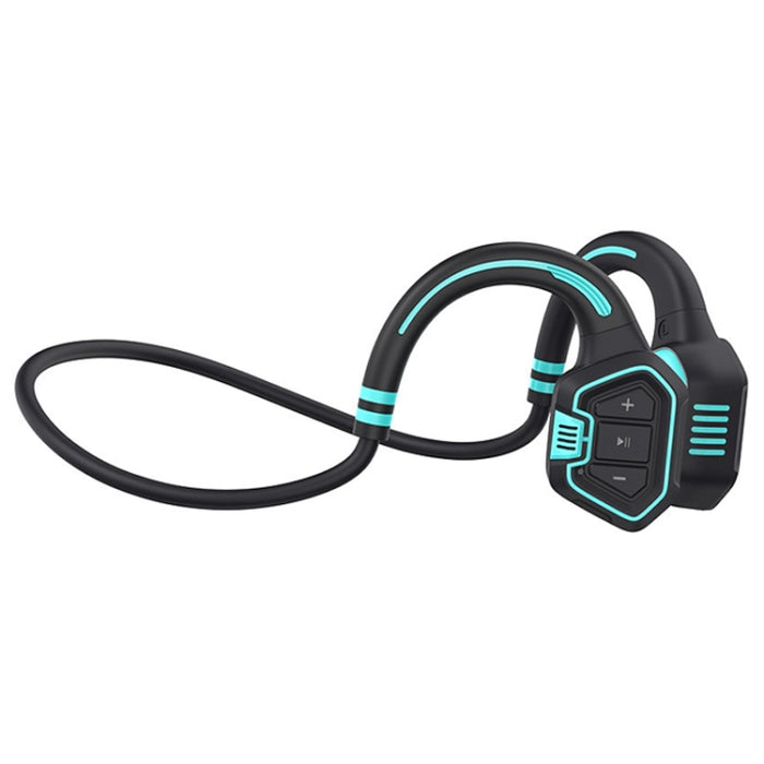 Auricular impermeable de conducción ósea en la oreja, auricular Bluetooth deportivo de natación con carga magnética, AS9 Grey, AS9 Orange, AS9 Blue