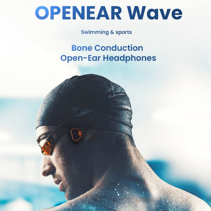 Auricular impermeable de conducción ósea en la oreja, auricular Bluetooth deportivo de natación con carga magnética, AS9 Grey, AS9 Orange, AS9 Blue