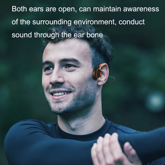 Auricular impermeable de conducción ósea en la oreja, auricular Bluetooth deportivo de natación con carga magnética, AS9 Grey, AS9 Orange, AS9 Blue