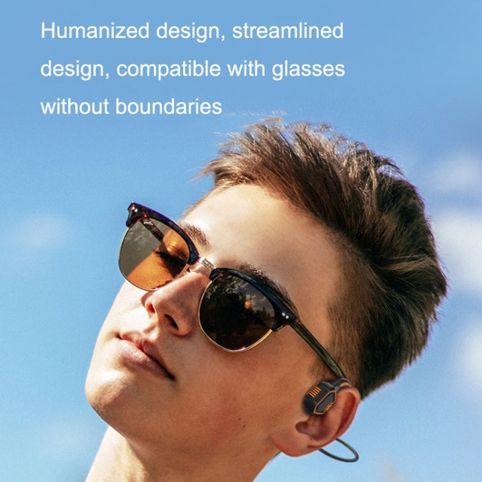 Auricular impermeable de conducción ósea en la oreja, auricular Bluetooth deportivo de natación con carga magnética, AS9 Grey, AS9 Orange, AS9 Blue